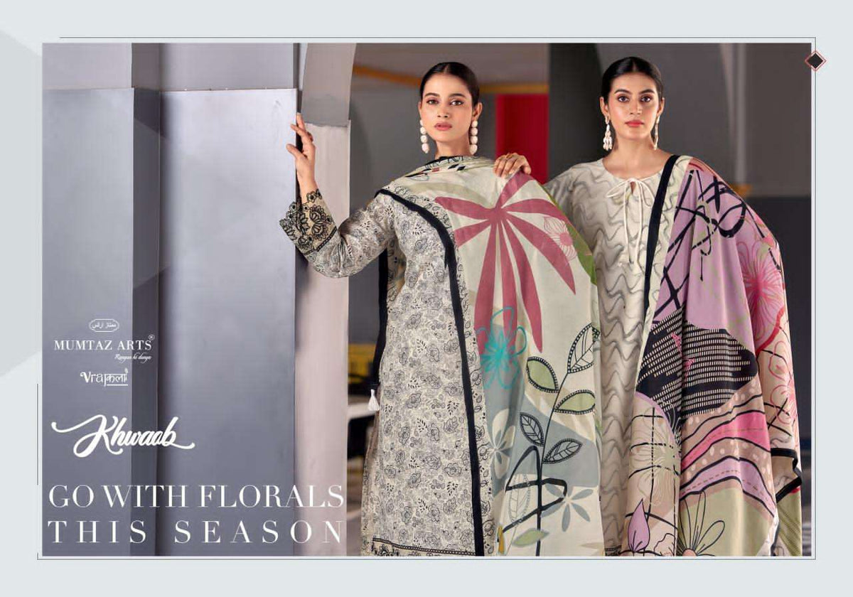 Mumtaz Arts Khwaab Viscose Jam Dress Material