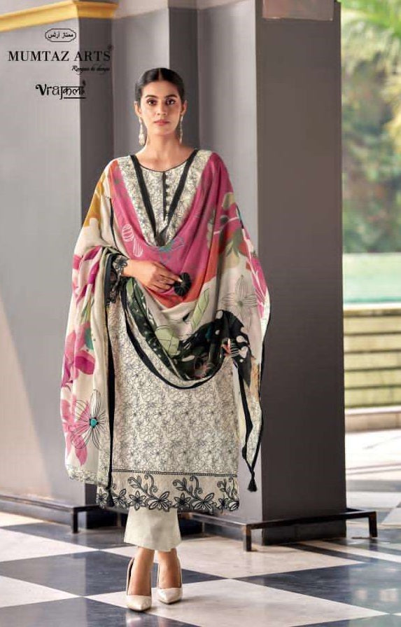 Mumtaz Arts Khwaab Viscose Jam Dress Material