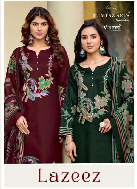 Mumtaz Arts Lazeez Viscose Jam Dress Material - Amrah Wholesale