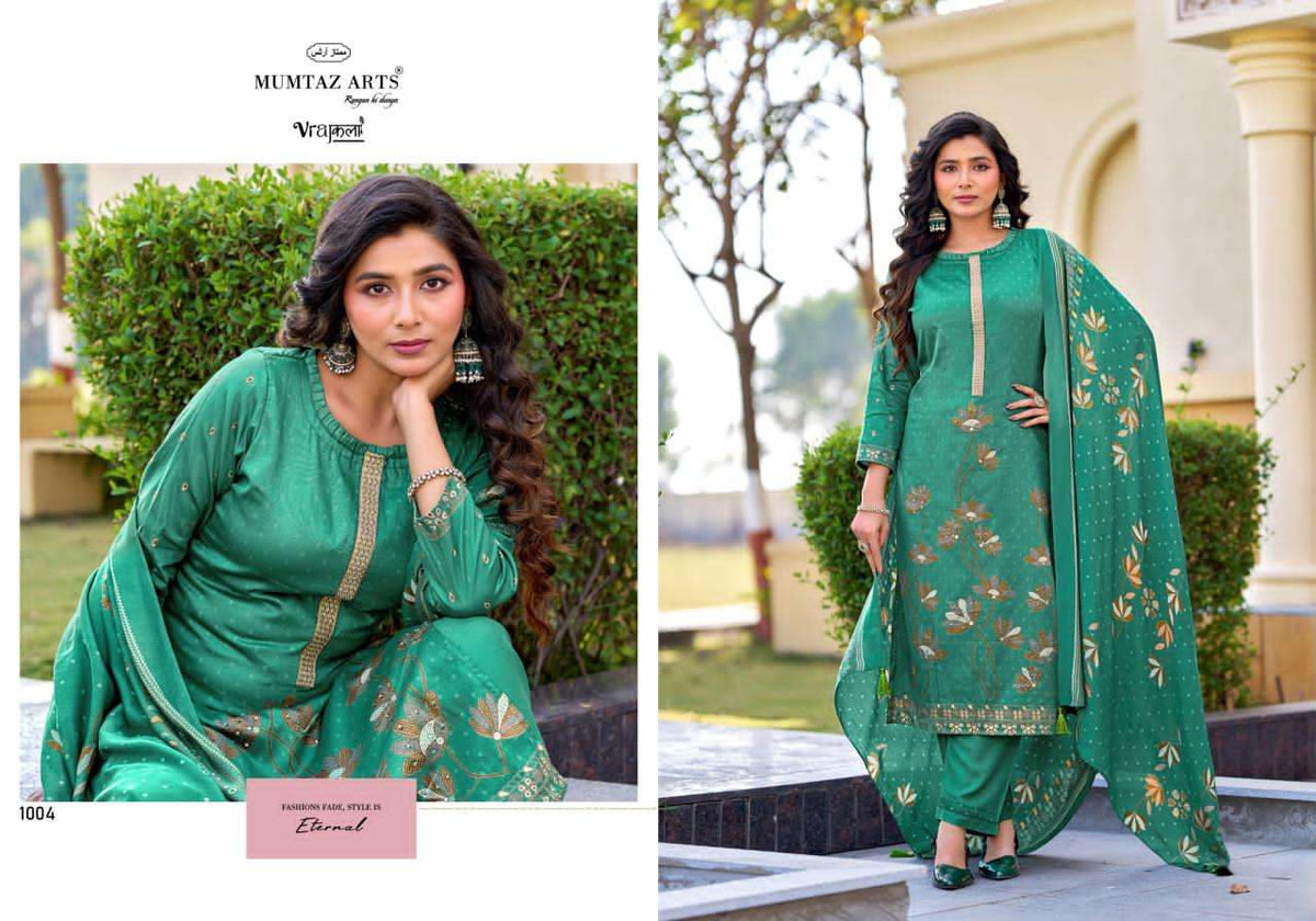 Mumtaz Arts Masakali Viscose Dress Material - Amrah Wholesale