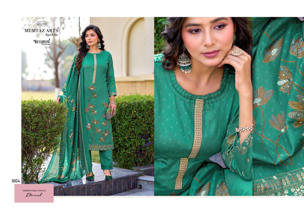 Mumtaz Arts Masakali Viscose Dress Material - Amrah Wholesale