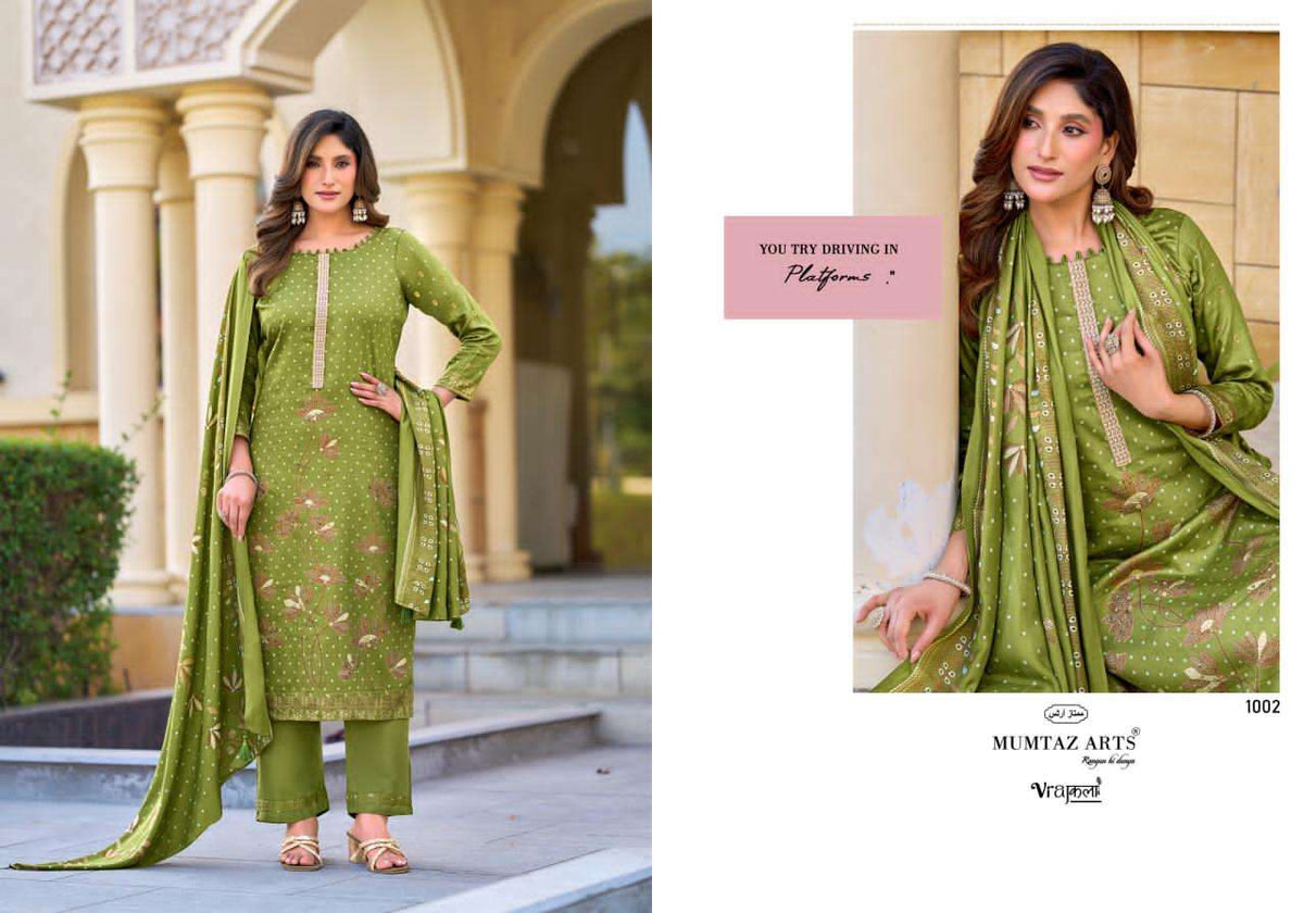 Mumtaz Arts Masakali Viscose Dress Material - Amrah Wholesale