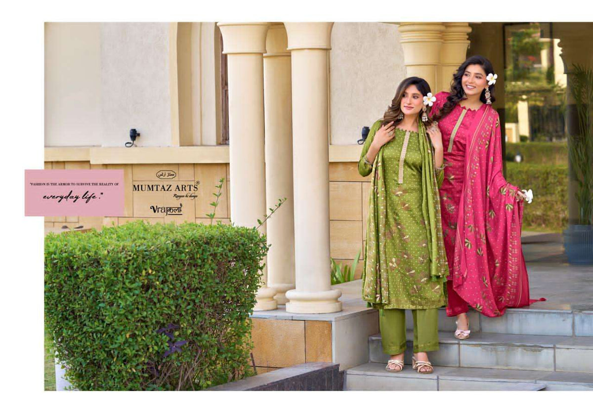 Mumtaz Arts Masakali Viscose Dress Material - Amrah Wholesale