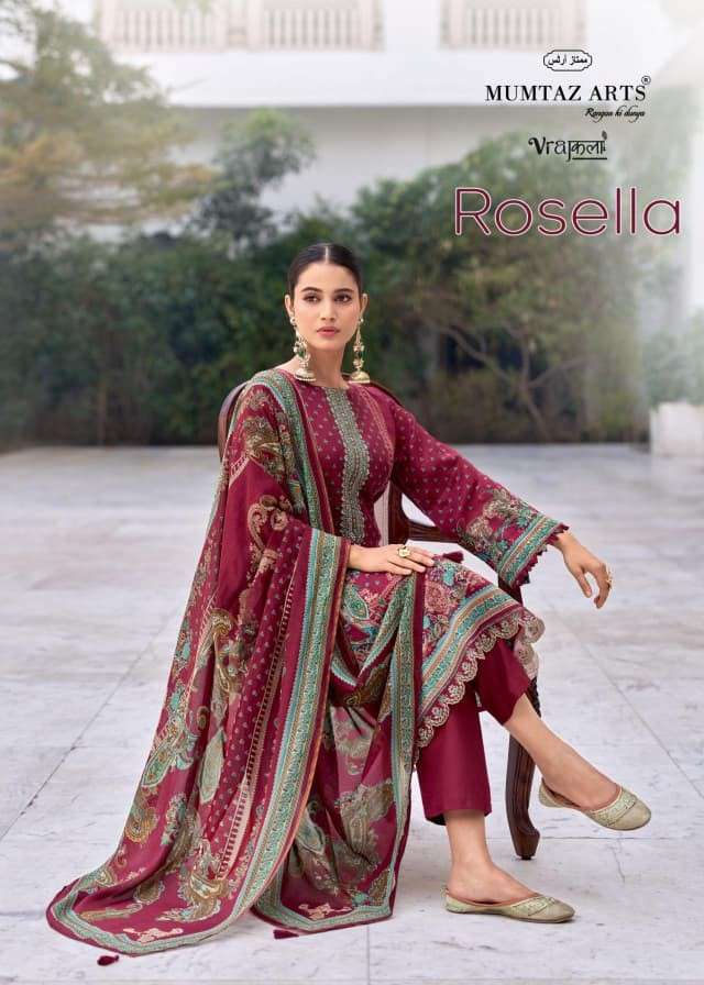 Mumtaz Arts Rosella Fancy Viscose Dress Material - Amrah Wholesale