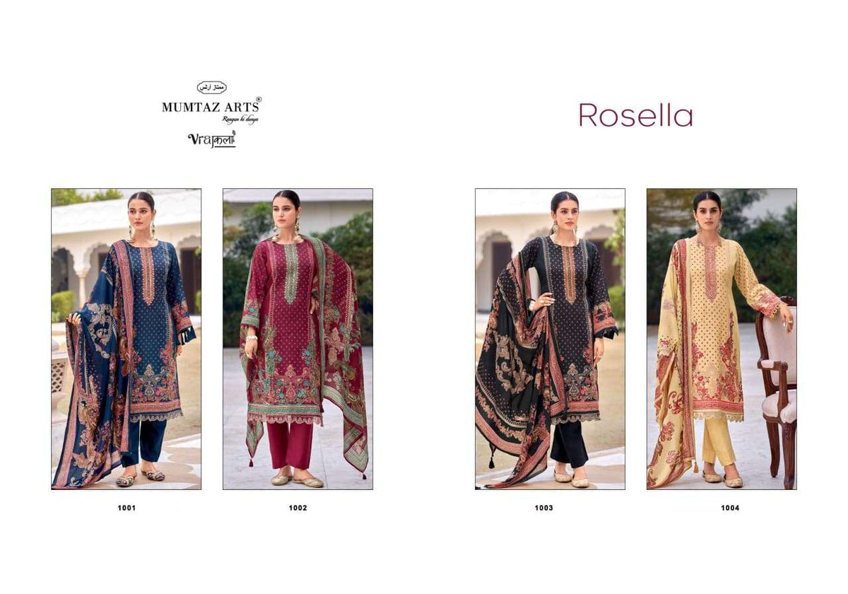 Mumtaz Arts Rosella Fancy Viscose Dress Material - Amrah Wholesale
