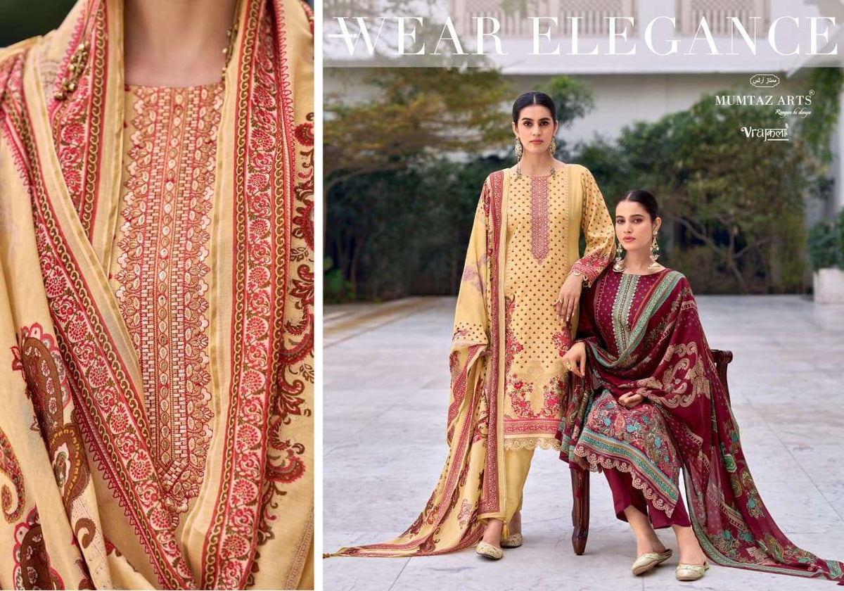 Mumtaz Arts Rosella Fancy Viscose Dress Material - Amrah Wholesale