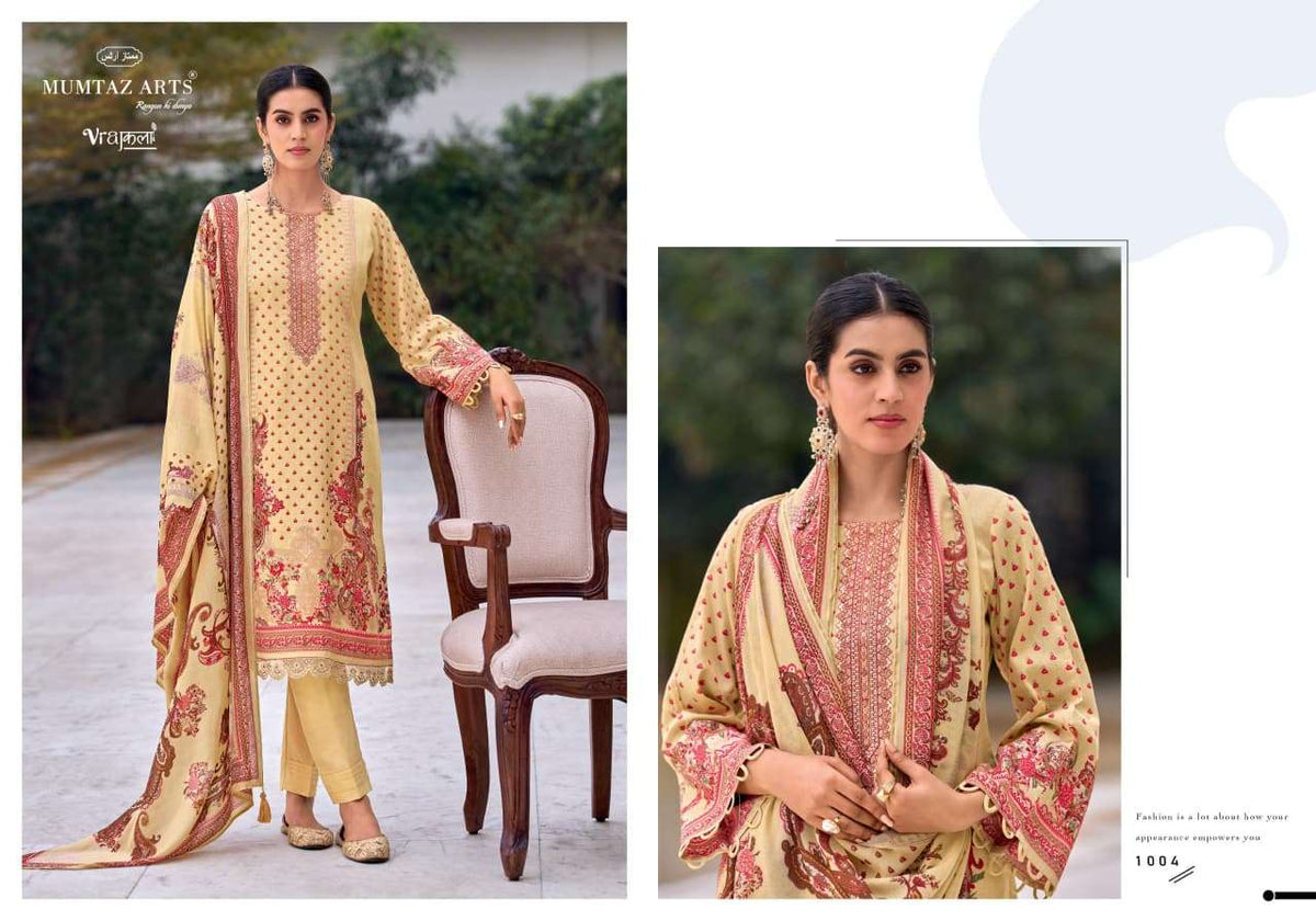Mumtaz Arts Rosella Fancy Viscose Dress Material - Amrah Wholesale