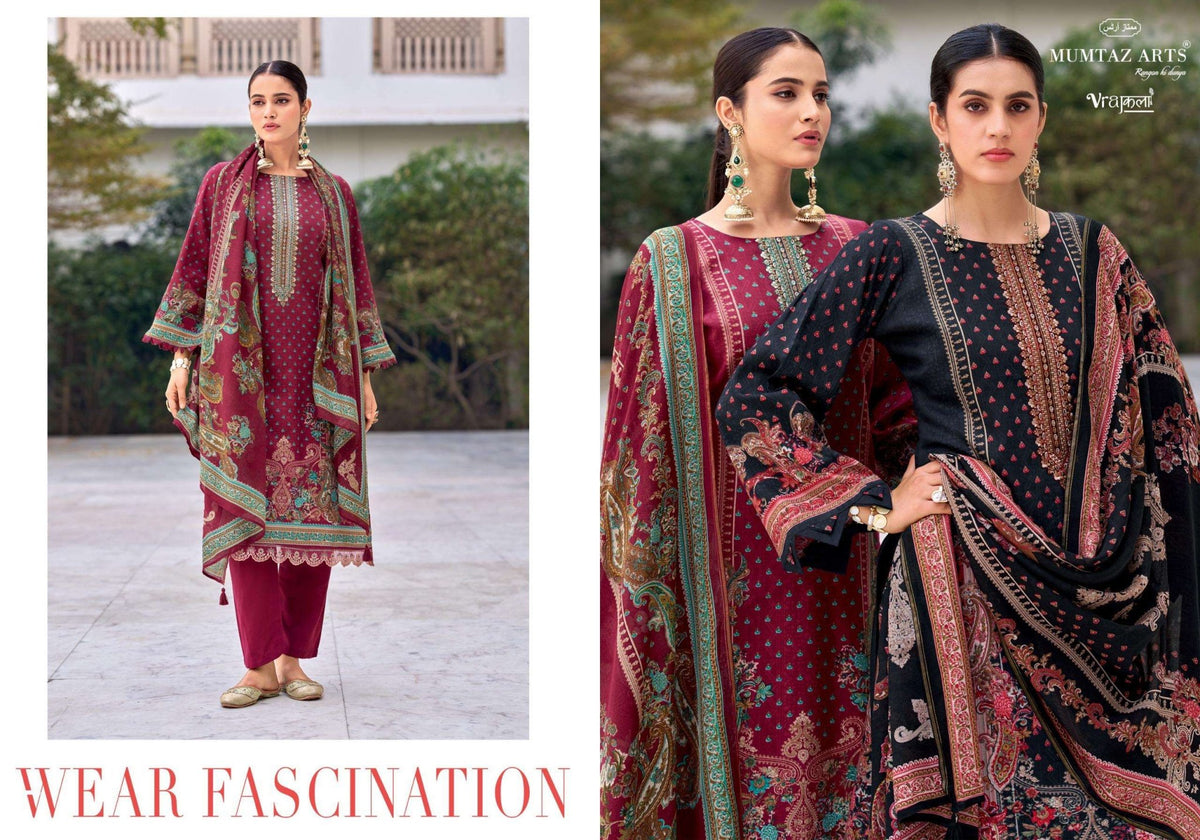 Mumtaz Arts Rosella Fancy Viscose Dress Material - Amrah Wholesale