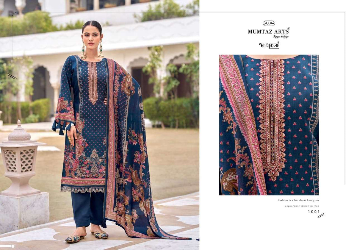 Mumtaz Arts Rosella Fancy Viscose Dress Material - Amrah Wholesale