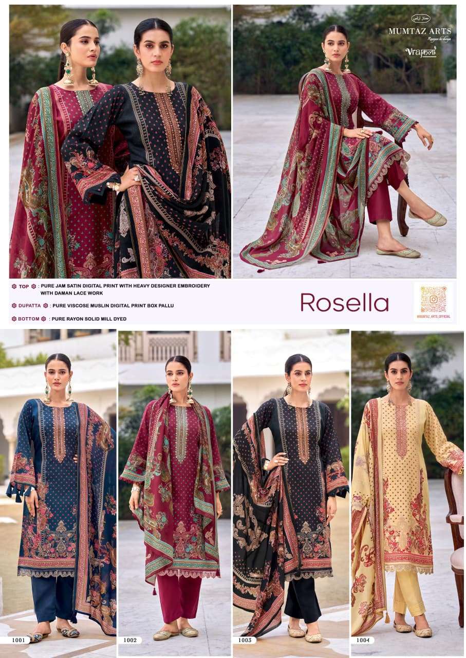 Mumtaz Arts Rosella Fancy Viscose Dress Material - Amrah Wholesale