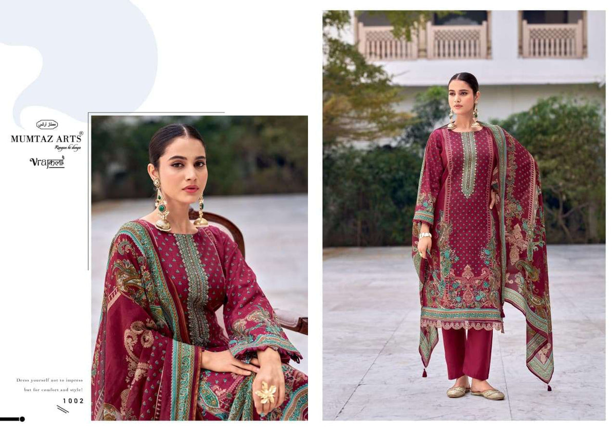 Mumtaz Arts Rosella Fancy Viscose Dress Material - Amrah Wholesale