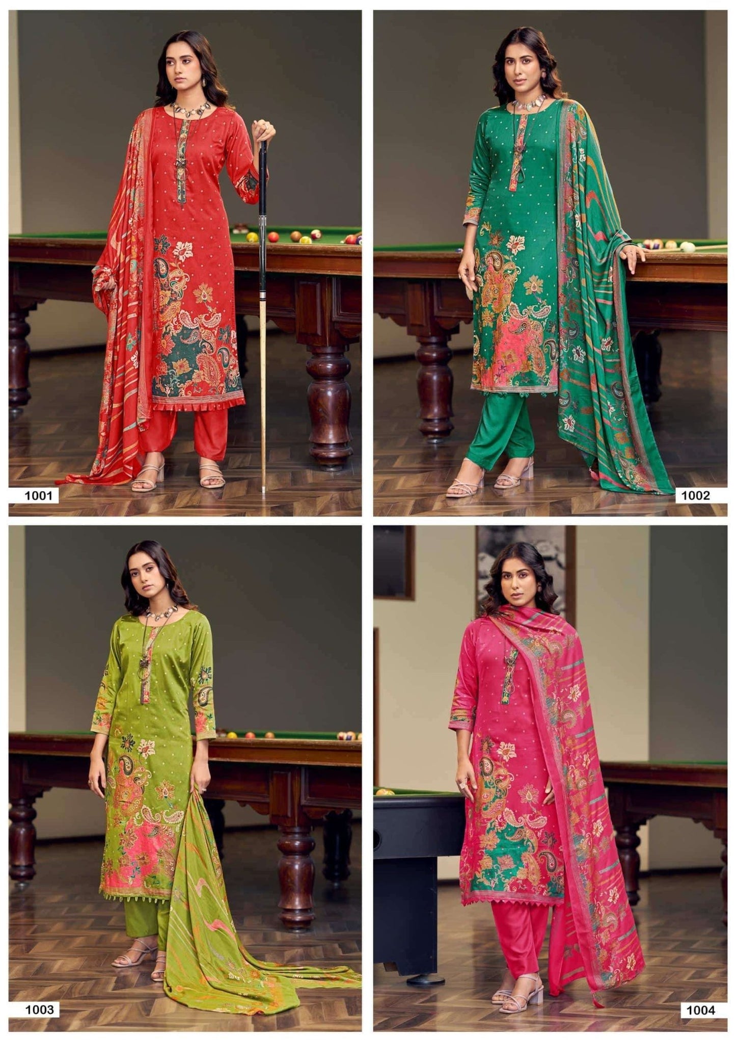 Mumtaz Arts Sabhyata Printed Viscose Dress Material - Amrah Wholesale
