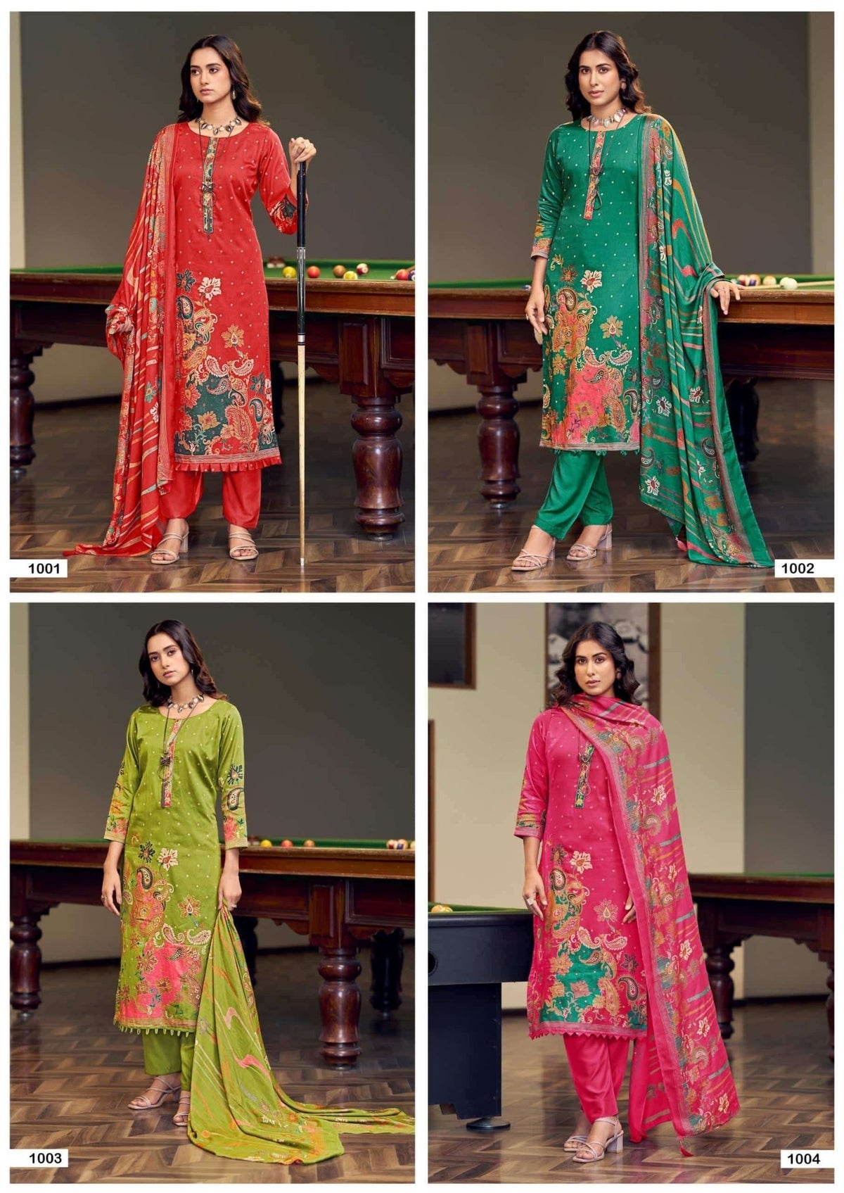 Mumtaz Arts Sabhyata Printed Viscose Dress Material - Amrah Wholesale
