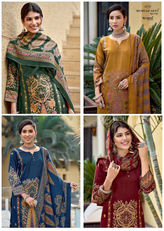 Mumtaz Arts Saptrangi Viscose Dress Material - Amrah Wholesale