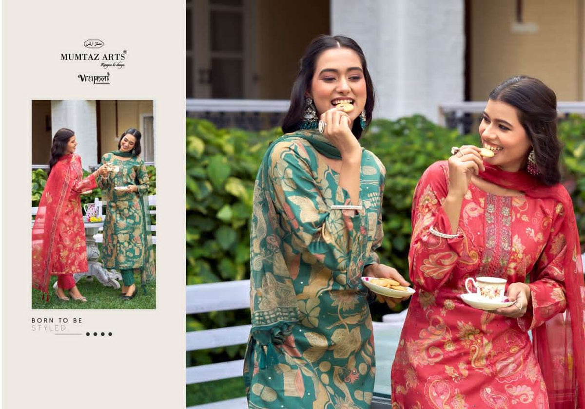 Mumtaz Arts Siya Silk Jam Satin Pakistani Suit - Amrah Wholesale
