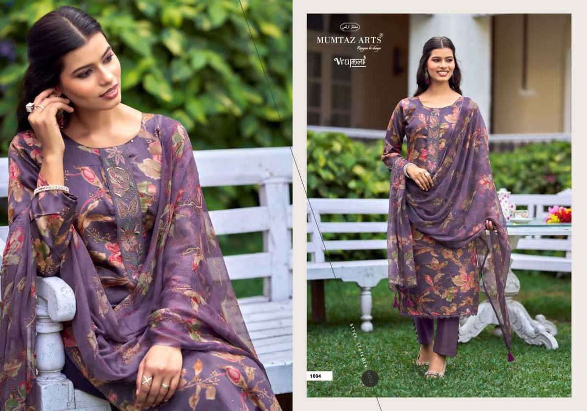 Mumtaz Arts Siya Silk Jam Satin Pakistani Suit - Amrah Wholesale