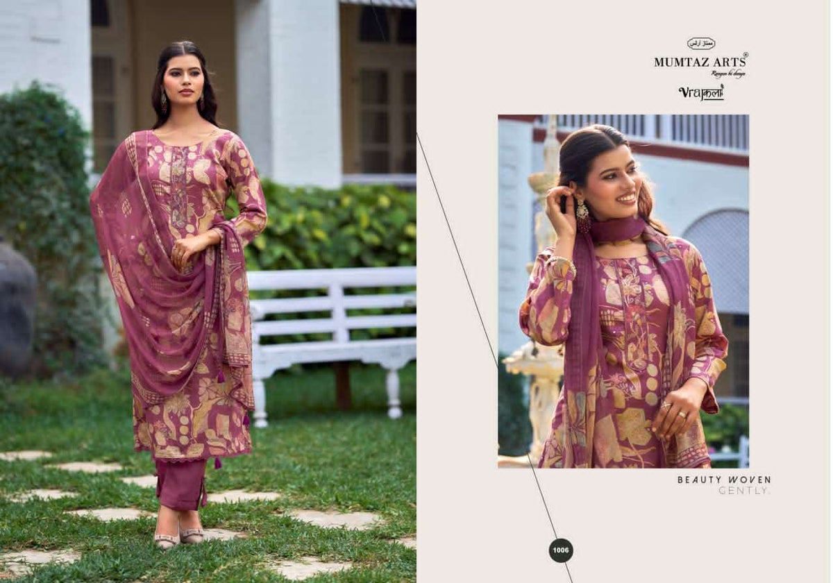 Mumtaz Arts Siya Silk Jam Satin Pakistani Suit - Amrah Wholesale