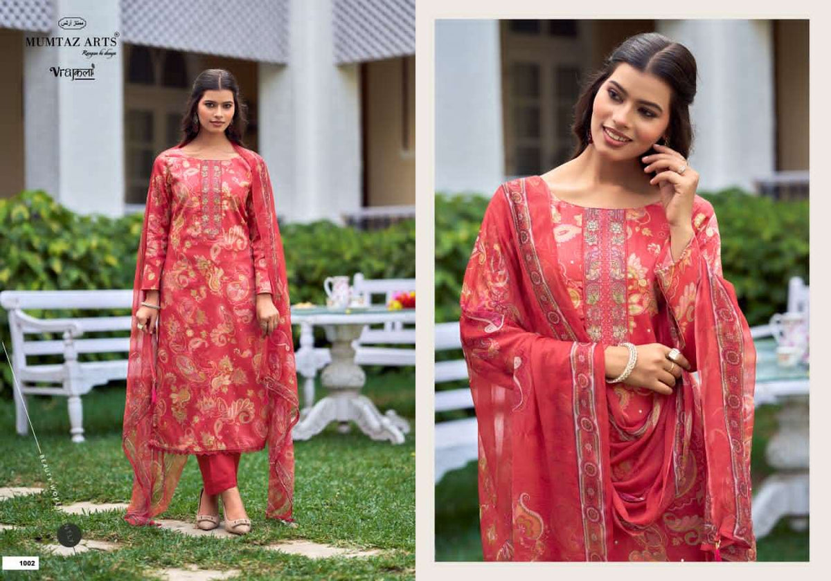 Mumtaz Arts Siya Silk Jam Satin Pakistani Suit - Amrah Wholesale