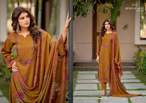 Mumtaz Arts Zarnish Viscose Pashmina Dress Material