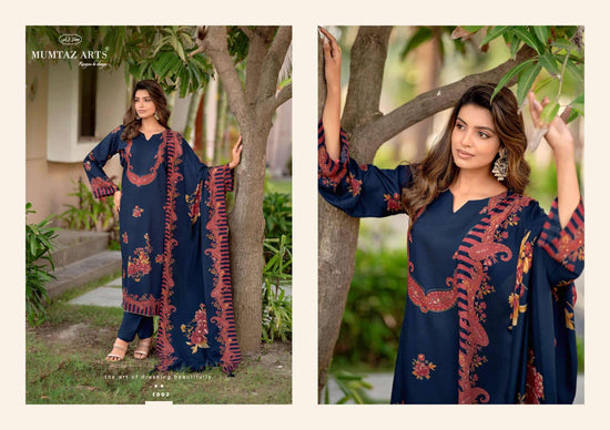Mumtaz Arts Zarnish Viscose Pashmina Dress Material