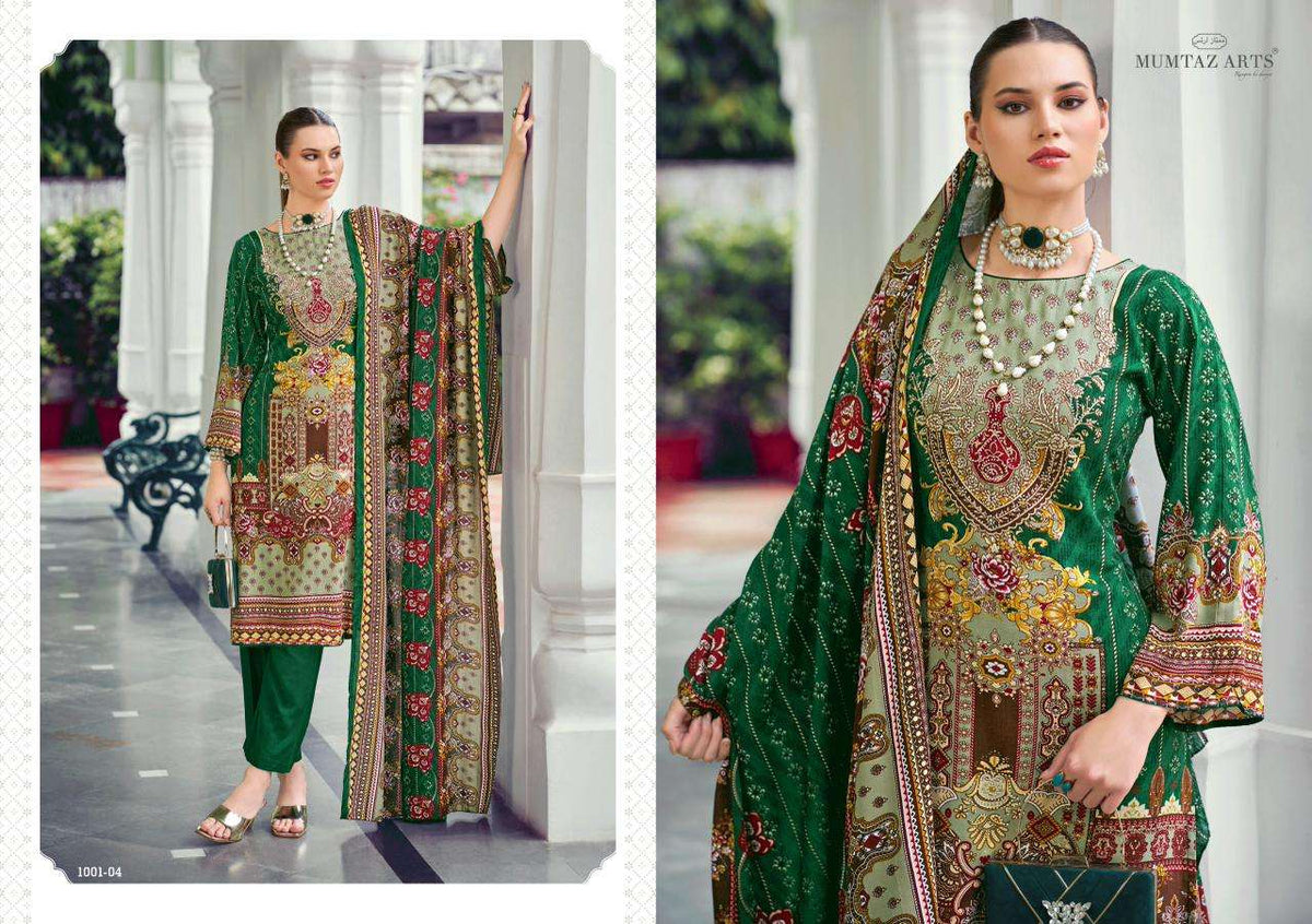 Mumtaz Arts Nafeeza Rayon Dress Material