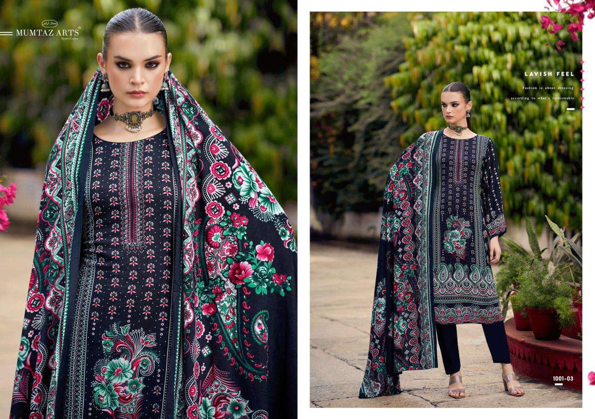 Mumtaz Arts Nafeeza Rayon Dress Material
