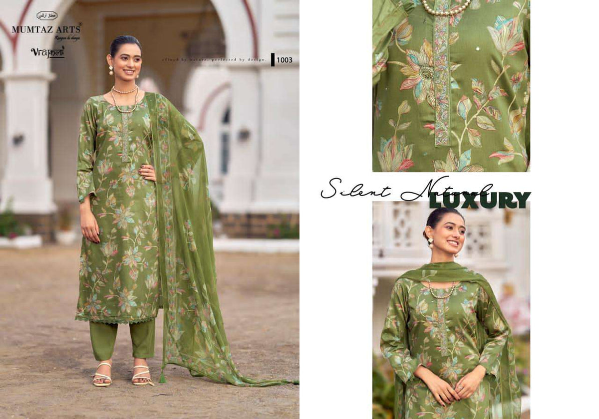 Mumtaz Arts Shivangi Satin Dress Material