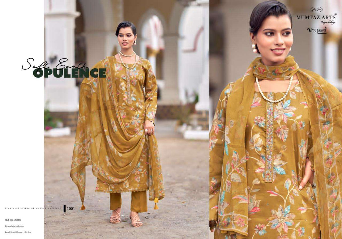 Mumtaz Arts Shivangi Satin Dress Material