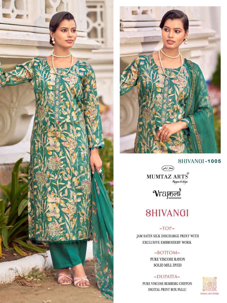 Mumtaz Arts Shivangi Satin Dress Material