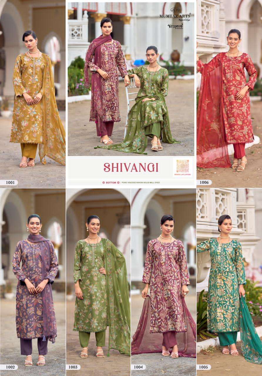 Mumtaz Arts Shivangi Satin Dress Material