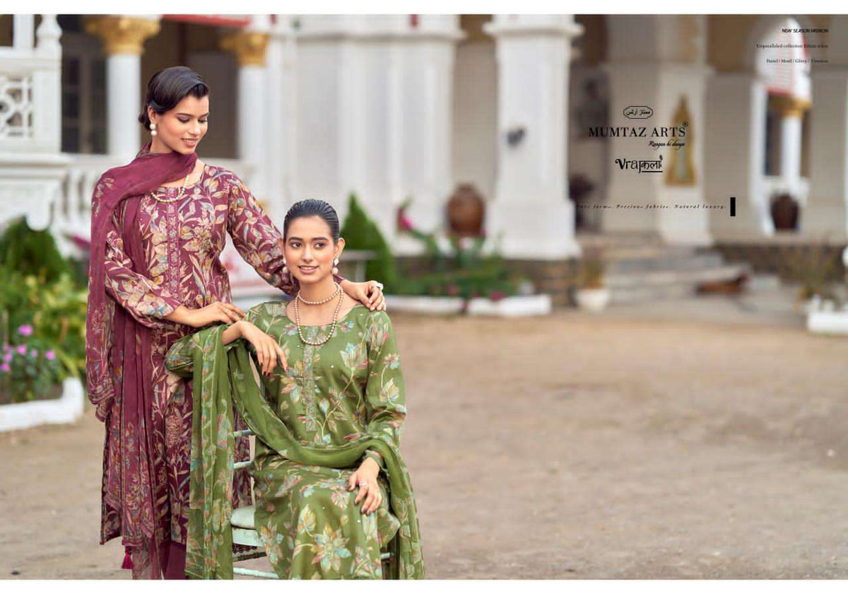 Mumtaz Arts Shivangi Satin Dress Material