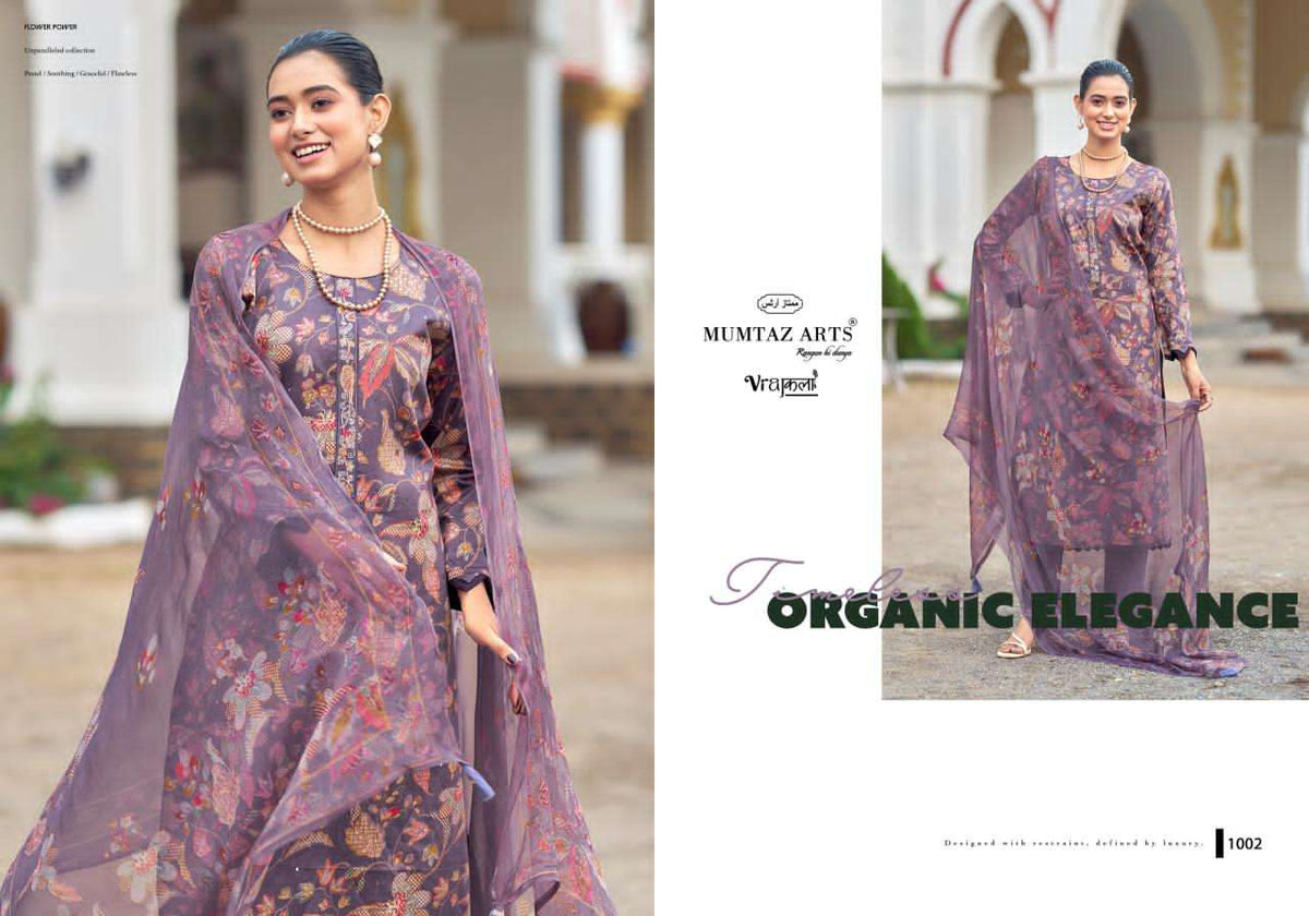 Mumtaz Arts Shivangi Satin Dress Material