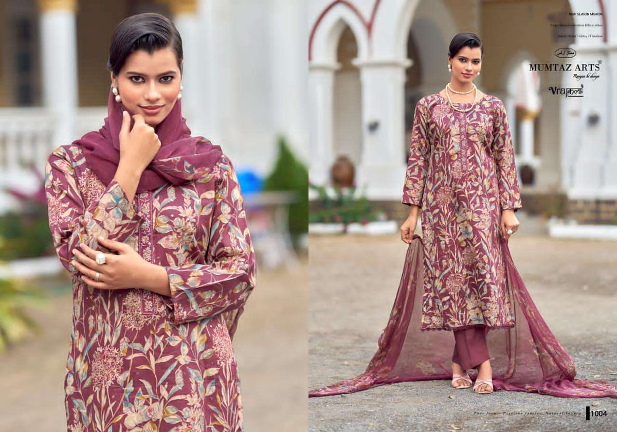 Mumtaz Arts Shivangi Satin Dress Material