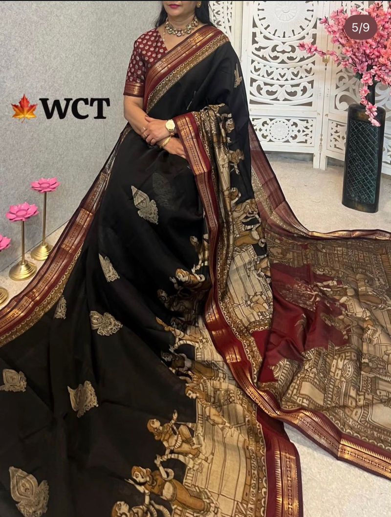Myra Vol 20 Cotton Silk Printed Zari Border Saree