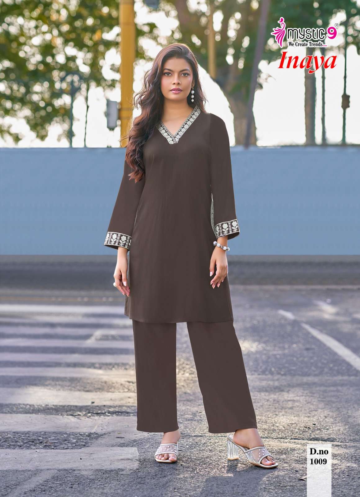 Mystic 9 Inaya Vol 1 Viscose Slub Lycra Co-Ord Set