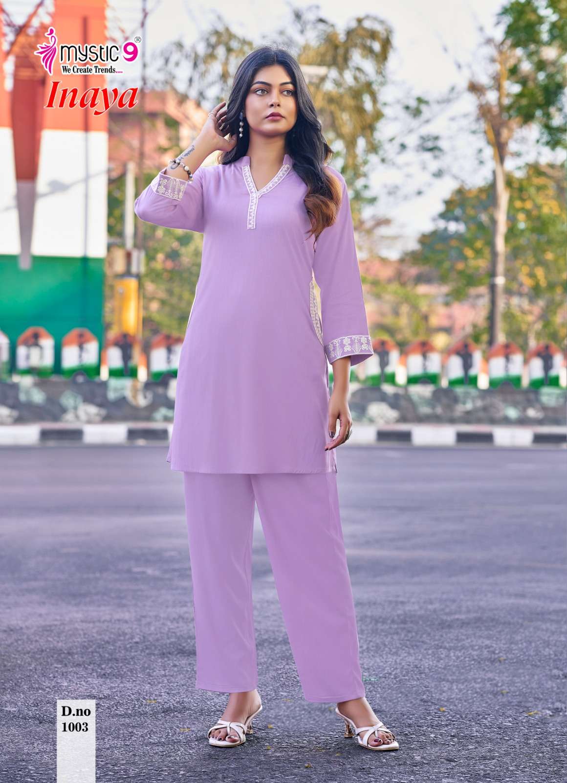 Mystic 9 Inaya Vol 1 Viscose Slub Lycra Co-Ord Set