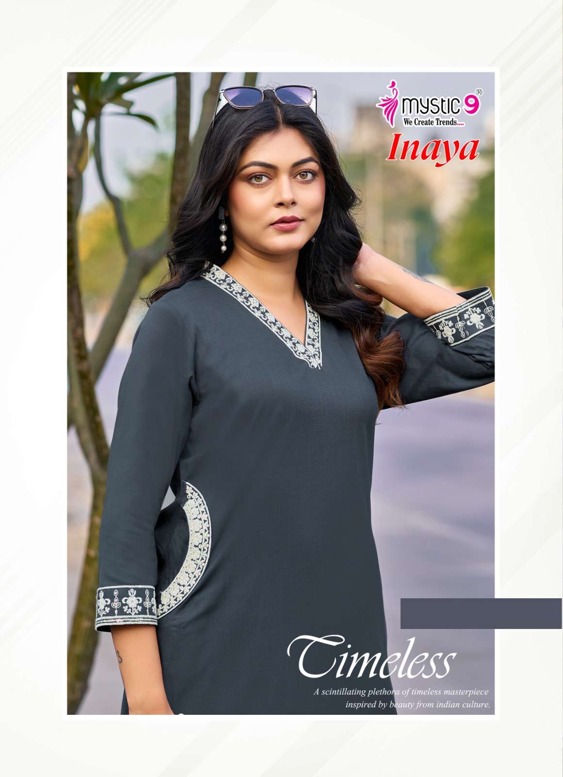 Mystic 9 Inaya Vol 1 Viscose Slub Lycra Co-Ord Set