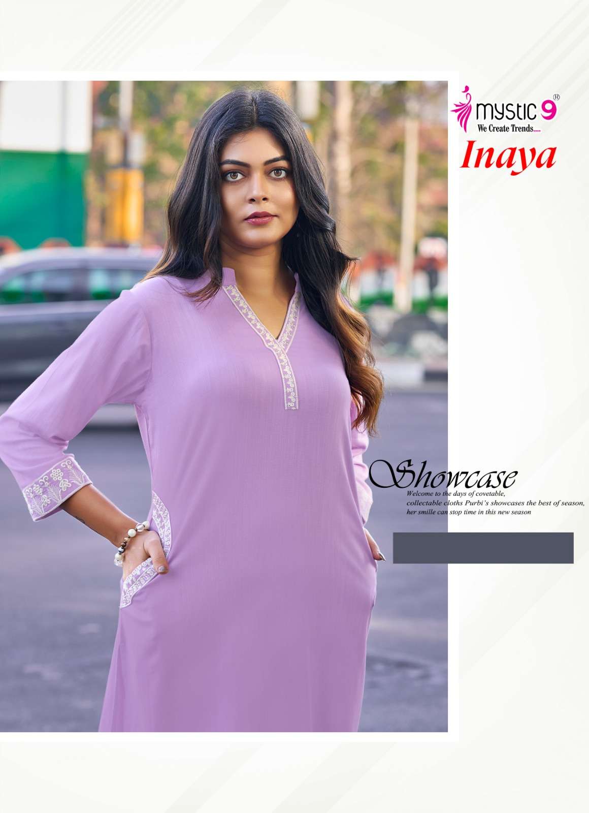 Mystic 9 Inaya Vol 1 Viscose Slub Lycra Co-Ord Set
