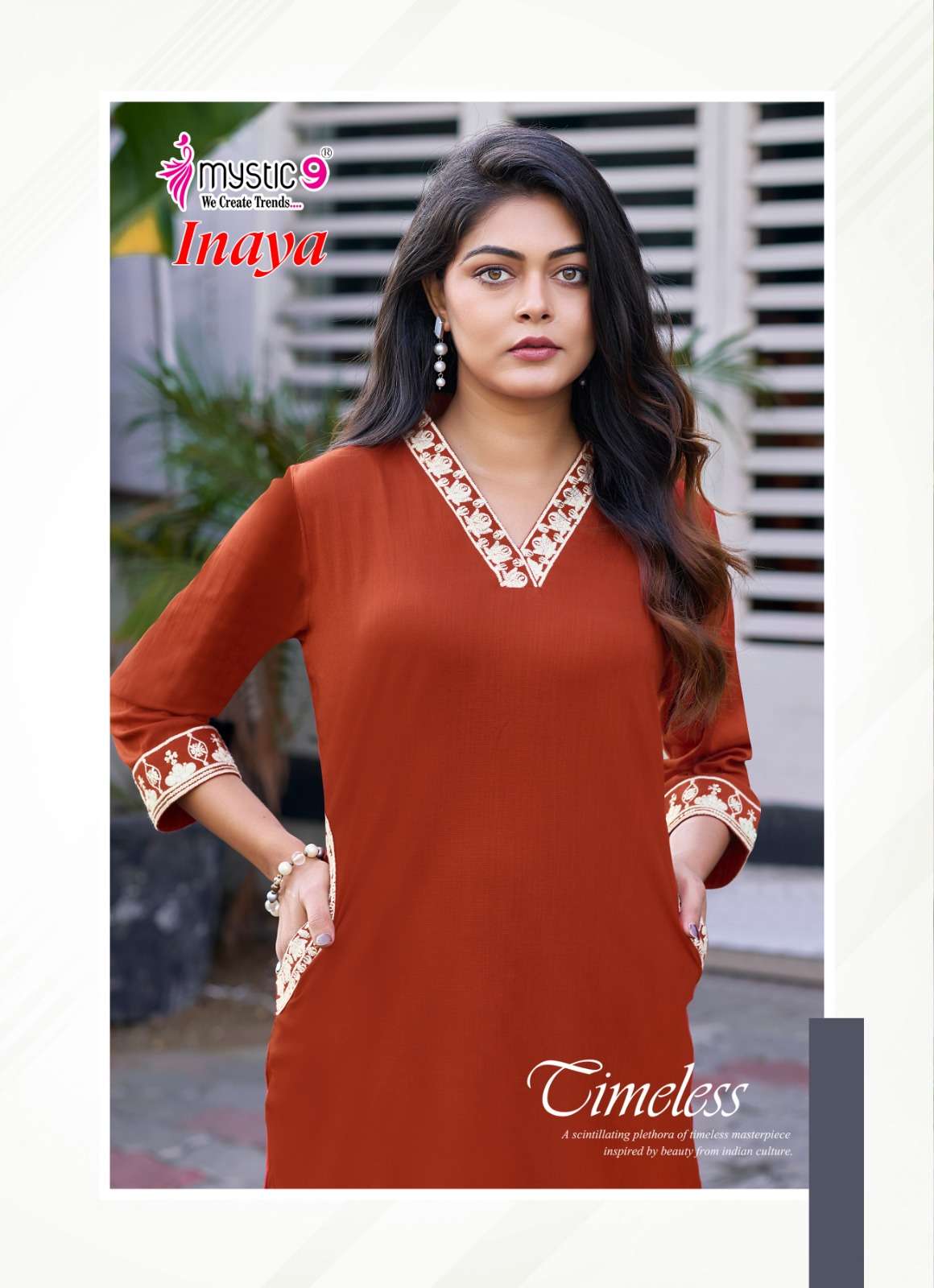 Mystic 9 Inaya Vol 1 Viscose Slub Lycra Co-Ord Set