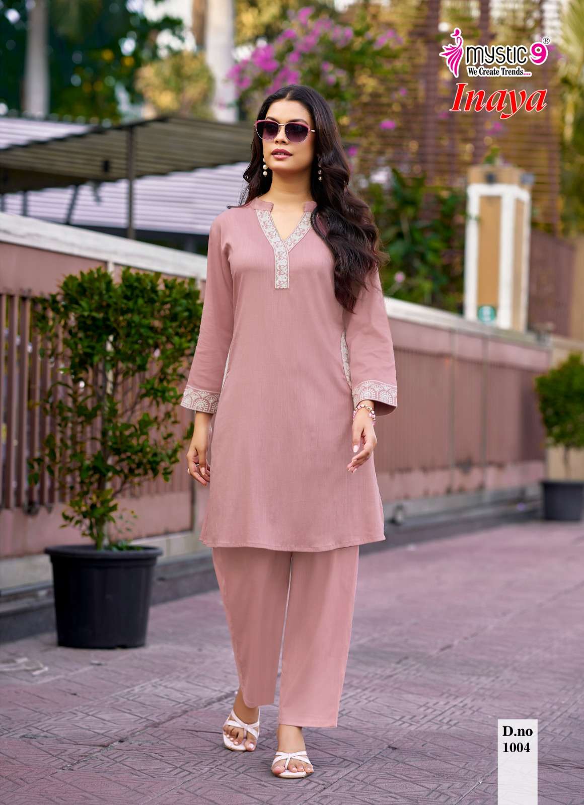 Mystic 9 Inaya Vol 1 Viscose Slub Lycra Co-Ord Set