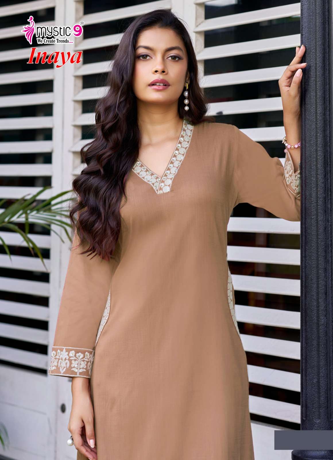 Mystic 9 Inaya Vol 1 Viscose Slub Lycra Co-Ord Set