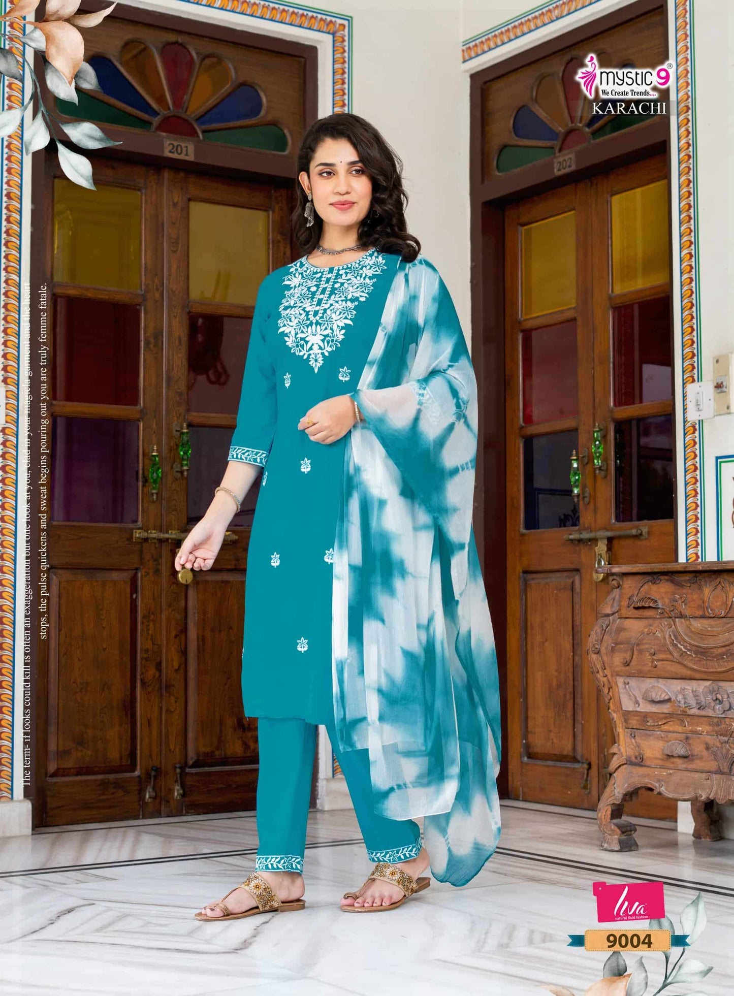 Mystic 9 Karachi Vol 9 Dresses Set Wholesale Catalogue - Amrah Wholesale