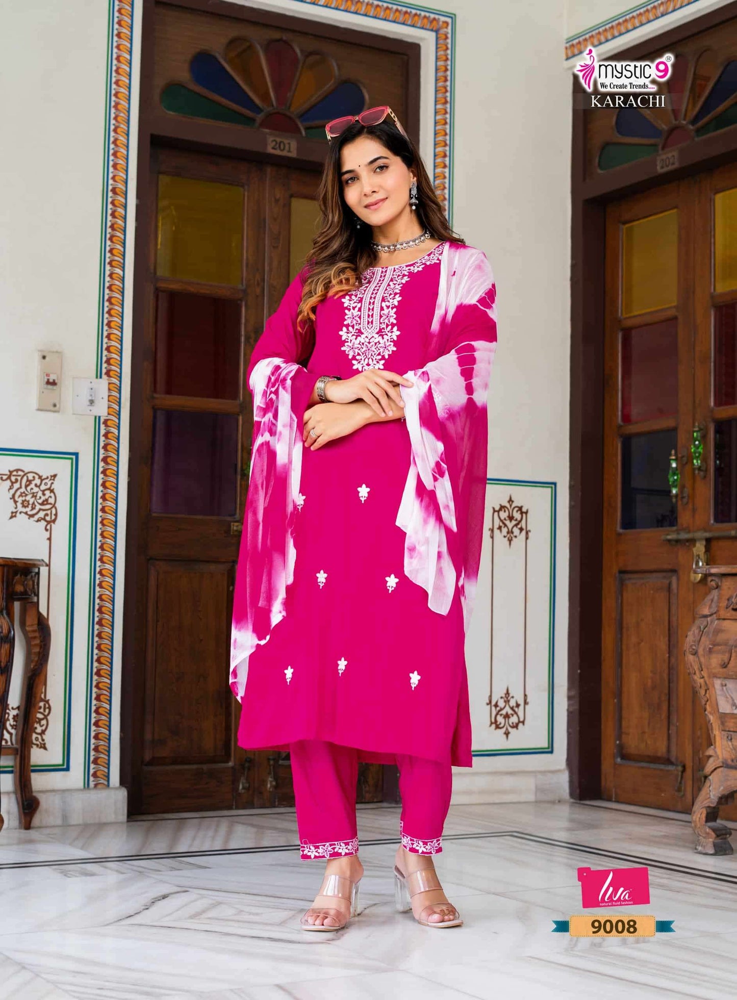 Mystic 9 Karachi Vol 9 Dresses Set Wholesale Catalogue - Amrah Wholesale