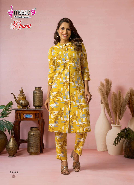 Mystic 9 Khushi Vol 8 Premium Viscose Co Ord Set