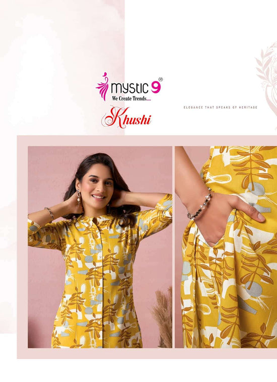 Mystic 9 Khushi Vol 8 Premium Viscose Co Ord Set