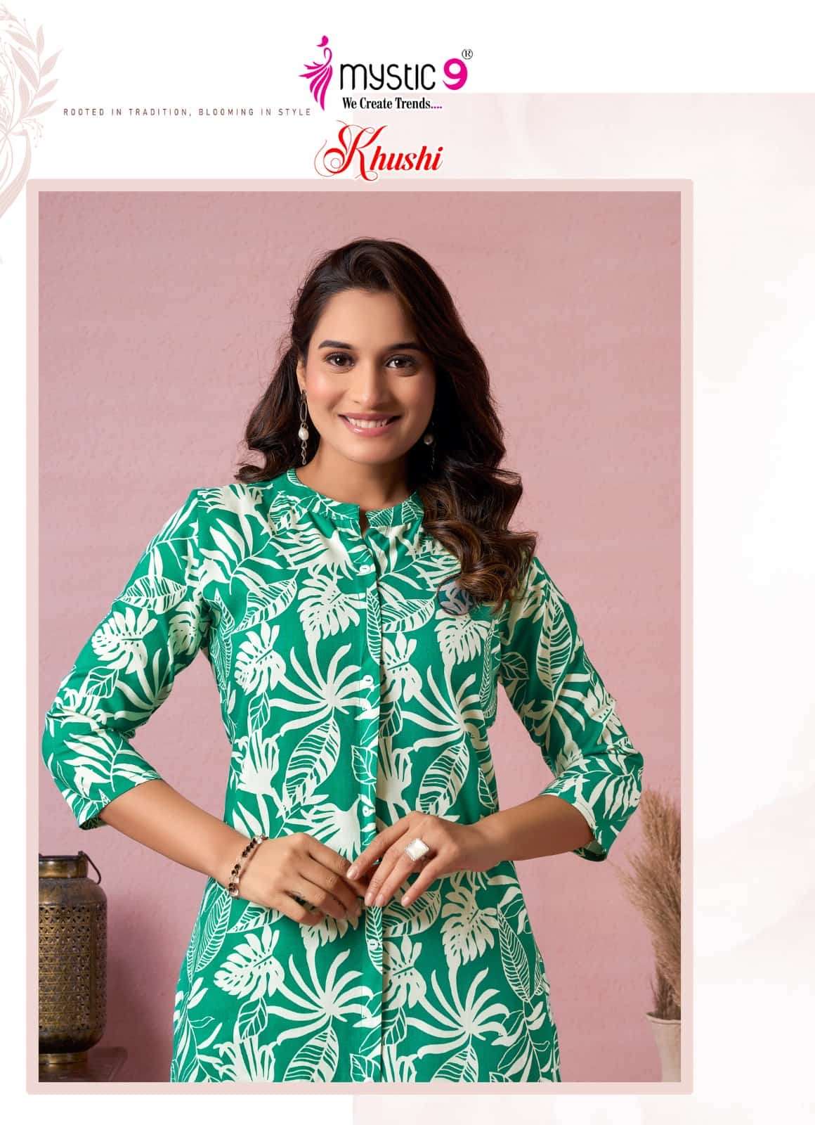 Mystic 9 Khushi Vol 8 Premium Viscose Co Ord Set
