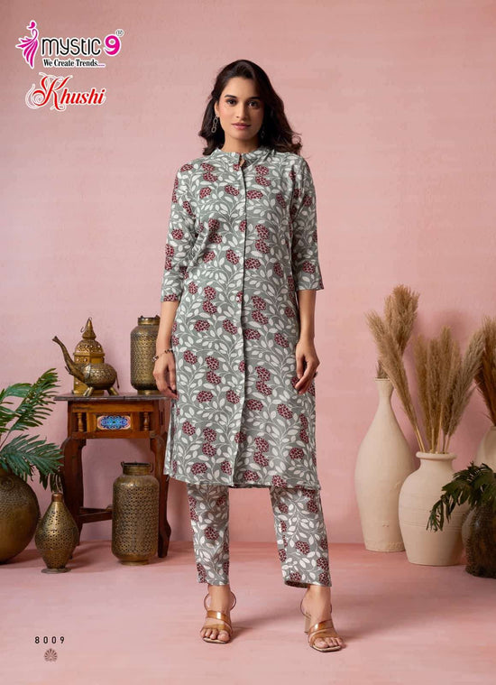 Mystic 9 Khushi Vol 8 Premium Viscose Co Ord Set
