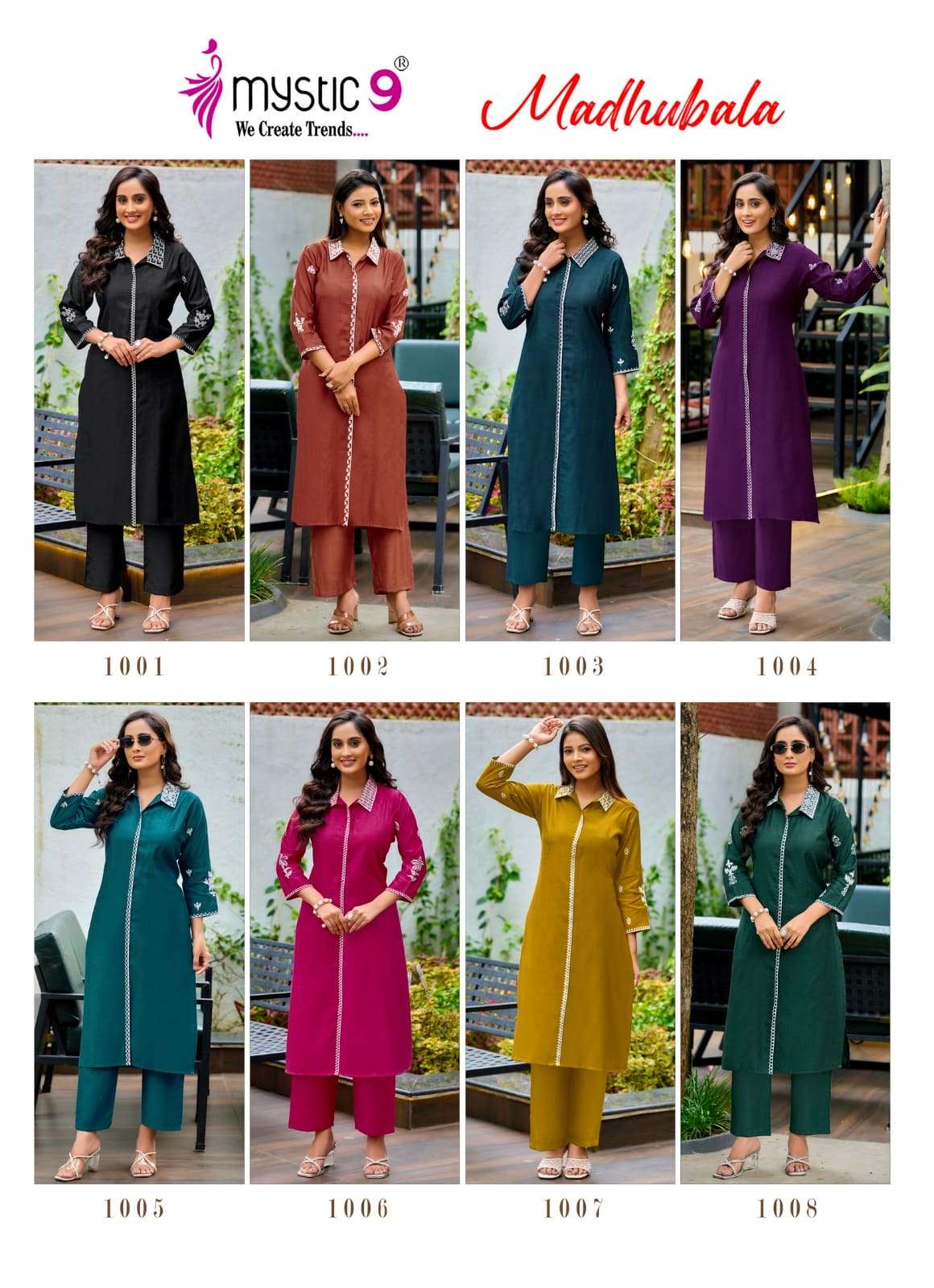 Mystic 9 Madhubala Vol 1 Vertican Co Ord Set