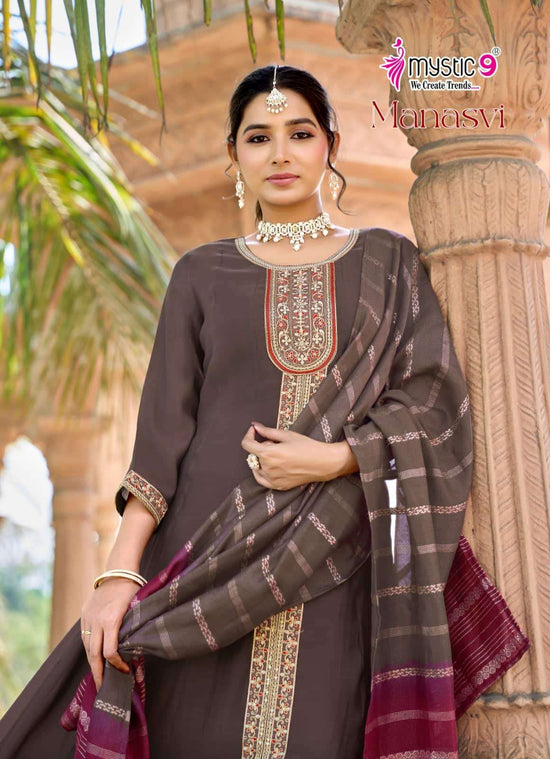 Mystic 9 Manasvi Vol 1 Kurti Set Wholesale Catalogue - Amrah Wholesale