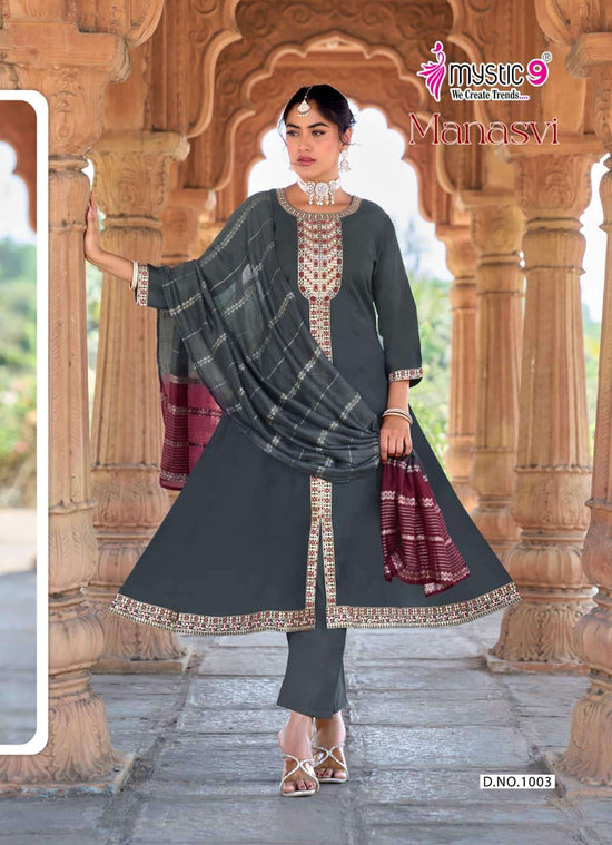 Mystic 9 Manasvi Vol 1 Kurti Set Wholesale Catalogue - Amrah Wholesale